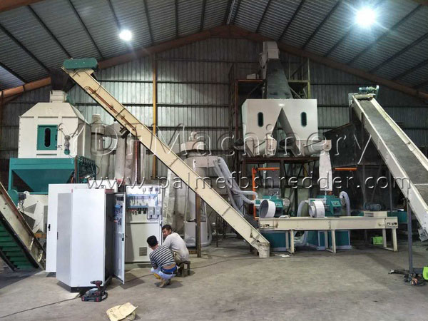 Une usine de granulés Palm EFB est installée en Malaisie avec une capacité
